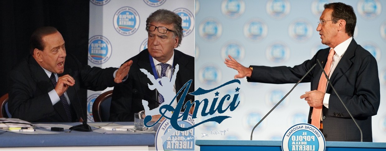 Fini vs Berlusconi come Amici